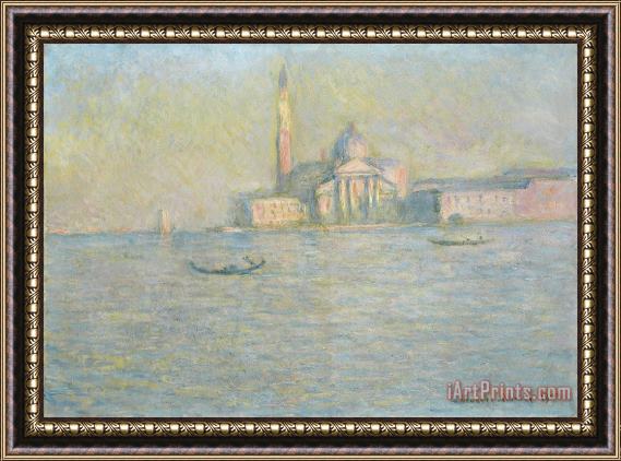 Claude Monet The Church of San Giorgio Maggiore Venice Framed Print