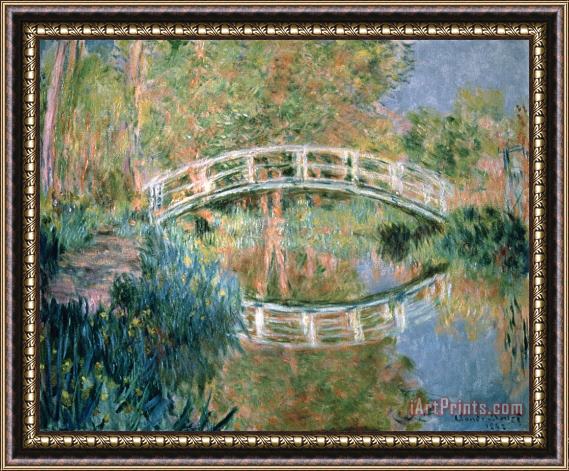 Claude Monet The Japanese Bridge Framed Print