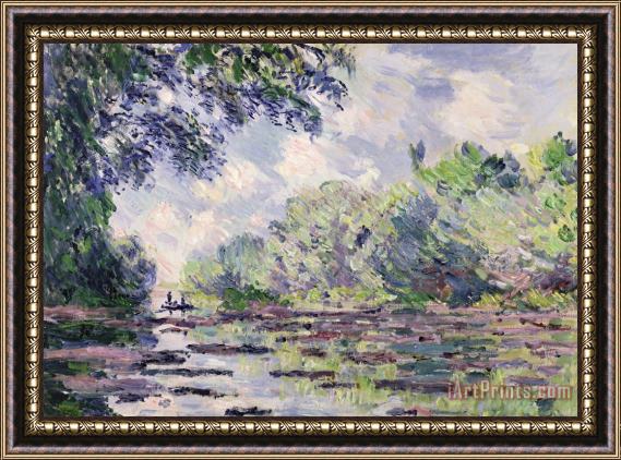 Claude Monet The Seine at Giverny Framed Print