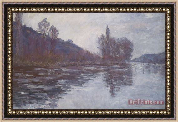 Claude Monet The Seine near Giverny Framed Painting