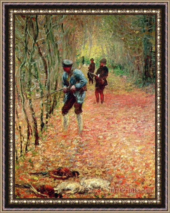 Claude Monet The Shoot Framed Print