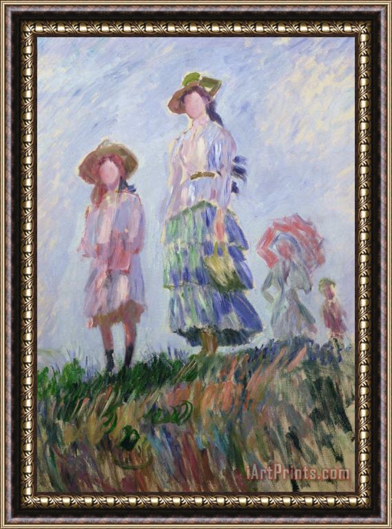 Claude Monet The Walk Framed Print