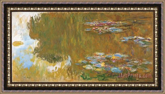 Claude Monet The Water Lily Pond Framed Print