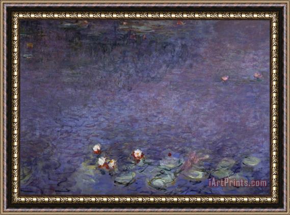 Claude Monet Water Lilies Framed Painting