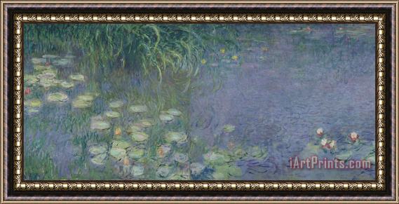 Claude Monet Waterlilies Morning Framed Print