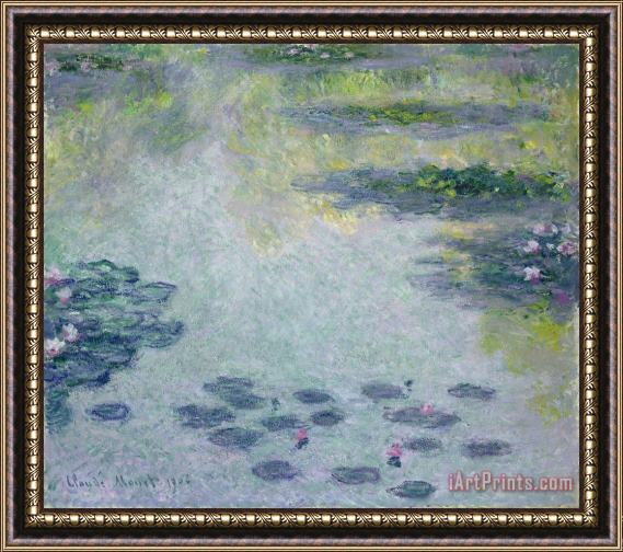 Claude Monet Waterlilies Framed Painting