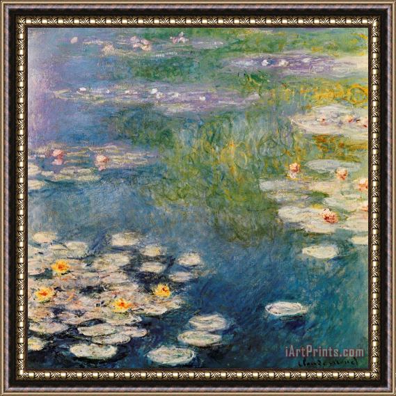 Claude Monet Waterlillies At Giverny 1908 Framed Print