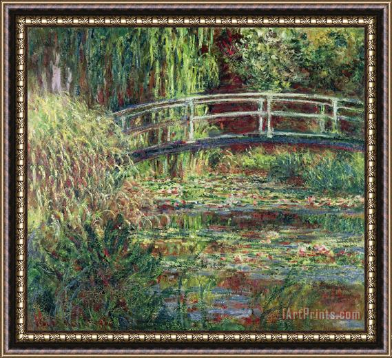 Claude Monet Waterlily Pond Framed Print