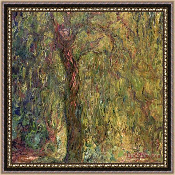 Claude Monet Weeping Willow Framed Print