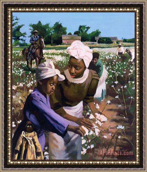 Colin Bootman Cotton Pickers Framed Print