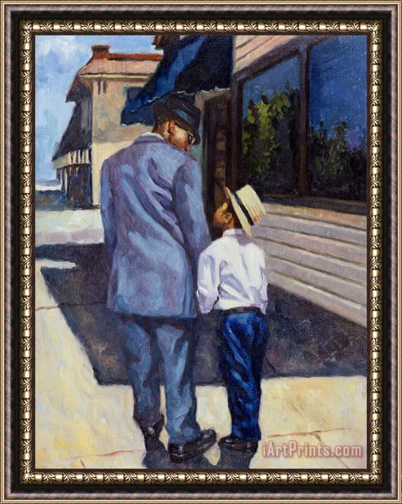 Colin Bootman The Education Of A King Framed Painting