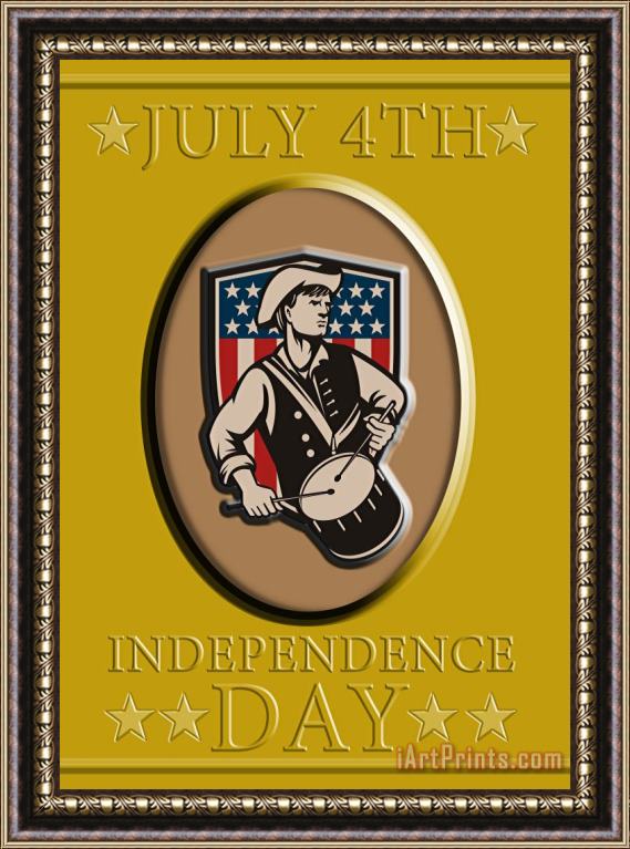 Collection 10 American Patriot Independence Day Poster Greeting Card Framed Painting