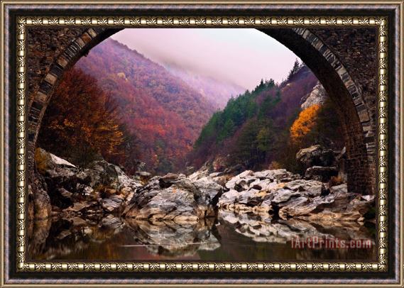 Collection 12 Autumn Gate Framed Print