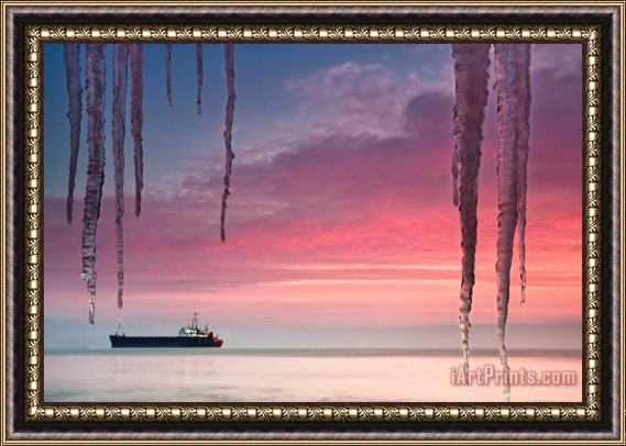 Collection 12 Pendants by the sea Framed Print