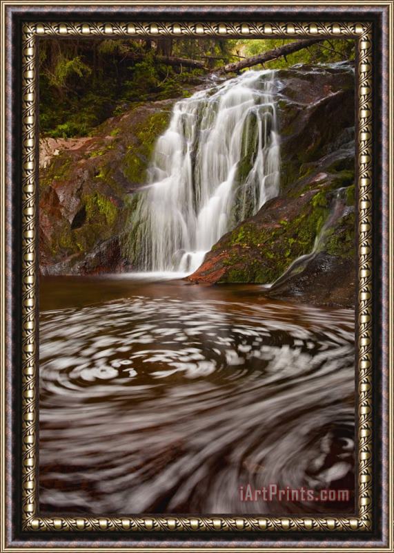 Collection 12 Waterfall Canyon Framed Print