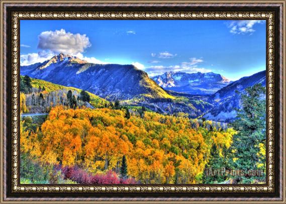 Collection 14 Autumn Highway Framed Print