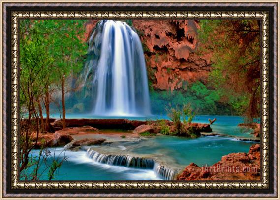Collection 14 Canyon Falls Framed Painting