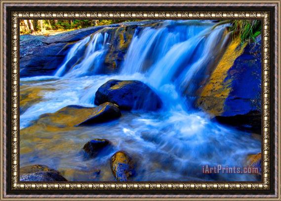 Collection 14 Rocky Mountain Cascade Framed Painting
