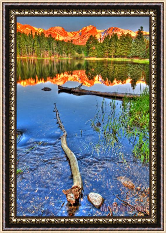 Collection 14 Rocky Mountain Lake Framed Painting