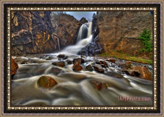 Collection 14 Waterfall Canyon Framed Print
