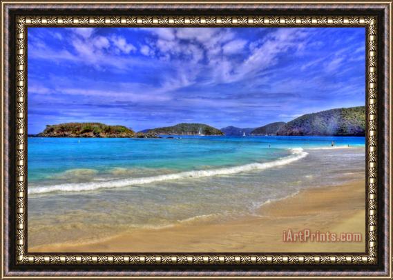 Collection 14 White Sands Beach Framed Print