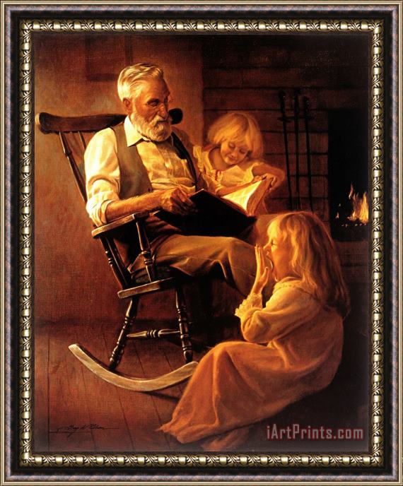 Collection 2 Bedtime Stories Framed Painting