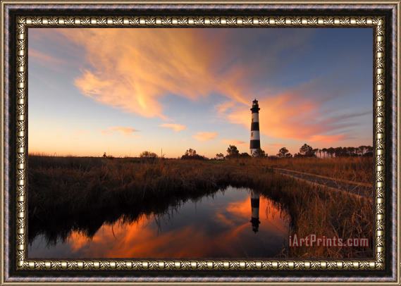 Collection 3 Bodie Island Lighthouse OBX Framed Painting