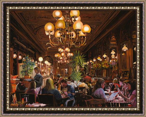 Collection 7 Antica Brasserie Framed Painting