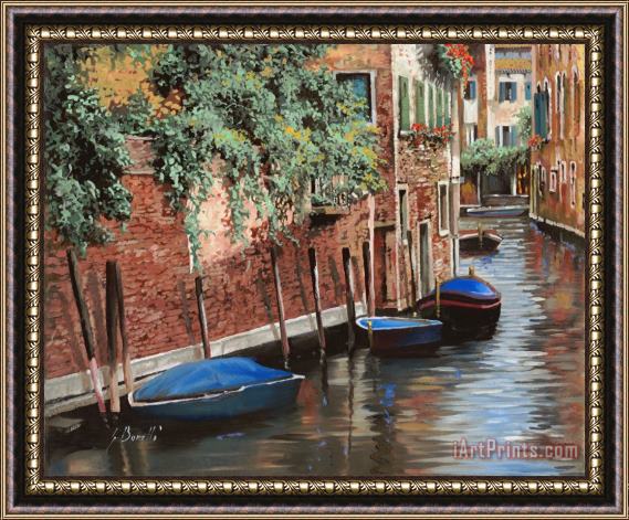 Collection 7 Barche A Venezia Framed Painting