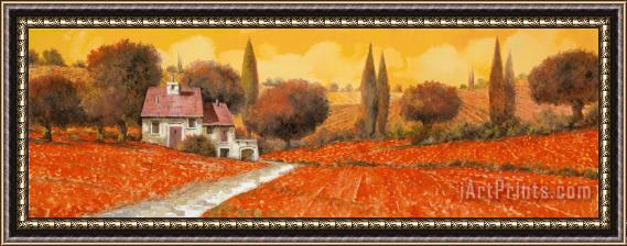 Collection 7 fuoco di Toscana Framed Painting