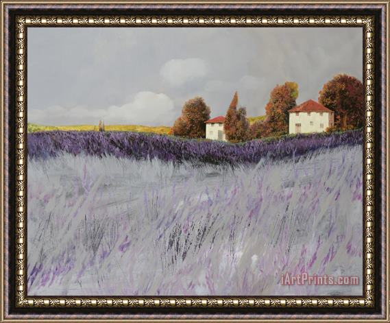 Collection 7 I Campi Di Lavanda Framed Painting