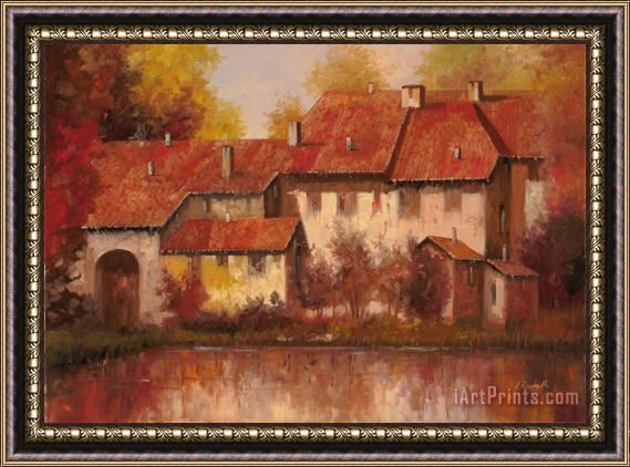 Collection 7 Il Borgo Rosso Framed Painting