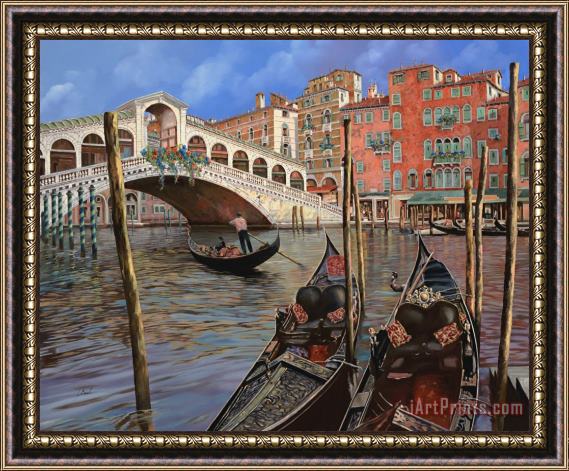 Collection 7 Il Ponte Di Rialto Framed Painting