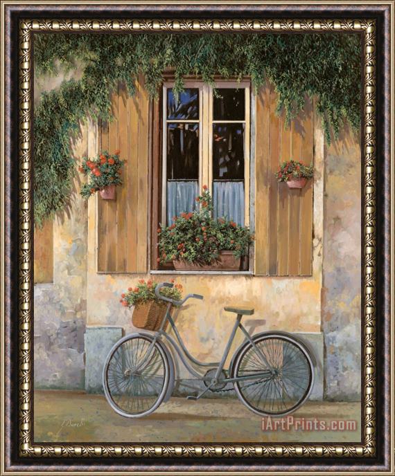 Collection 7 La Bici Framed Painting