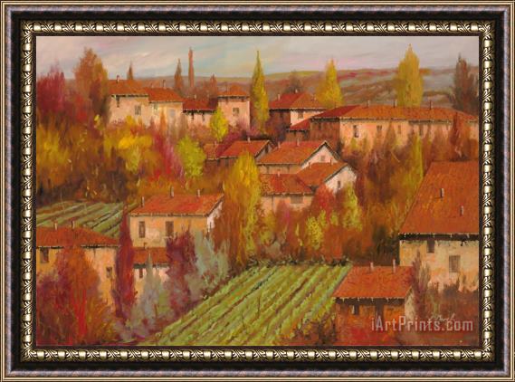 Collection 7 Le Case Sul Poggio Framed Painting