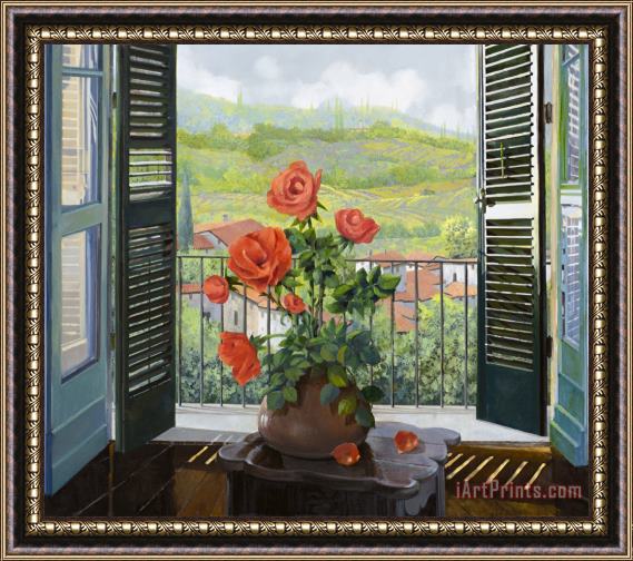 Collection 7 Le Persiane Sulla Valle Framed Print
