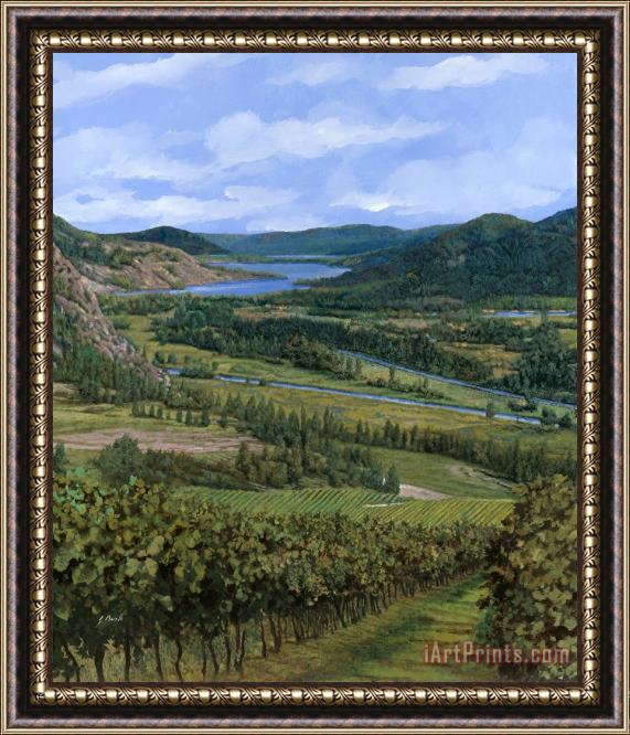 Collection 7 le vigne di hawthorn-veduta parziale per Connie Framed Painting