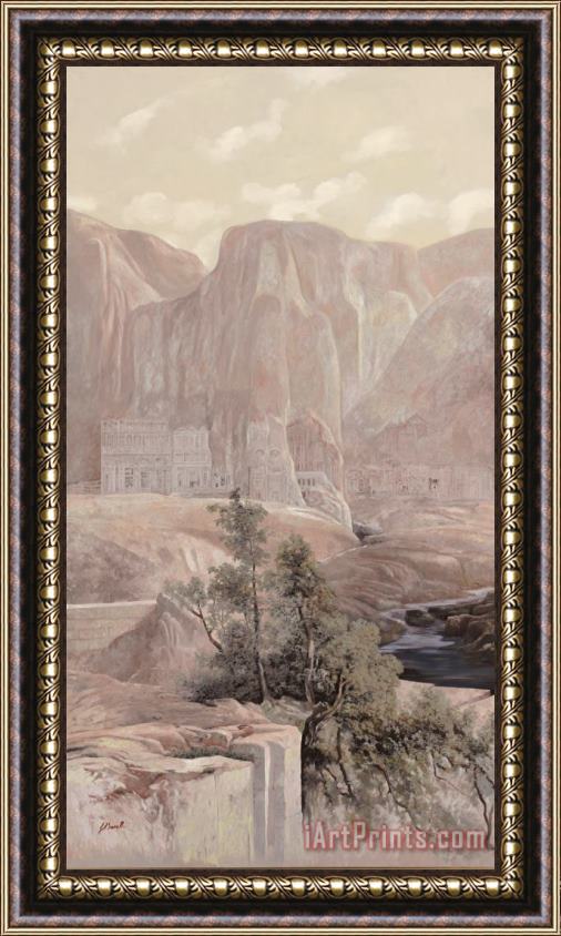 Collection 7 Mountains And Ruins Framed Painting