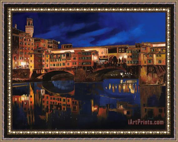 Collection 7 Notturno Fiorentino Framed Painting