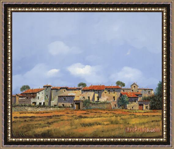 Collection 7 Paesaggio Aperto Framed Painting