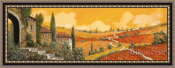 Collection 7 terra di Siena Framed Painting