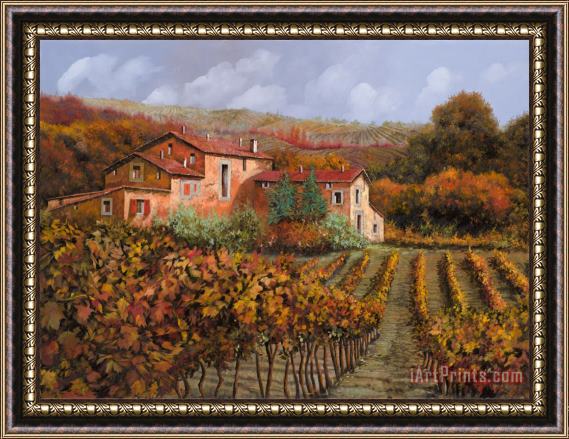 Collection 7 tra le vigne a Montalcino Framed Print