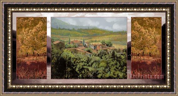 Collection 7 TRITTICO-il prossimo autunno Framed Painting