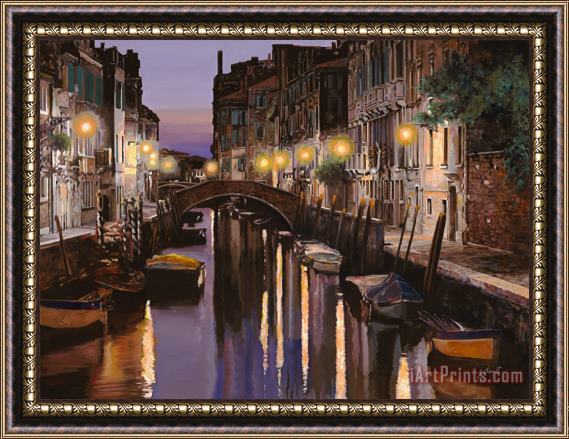 Collection 7 Venezia al crepuscolo Framed Painting