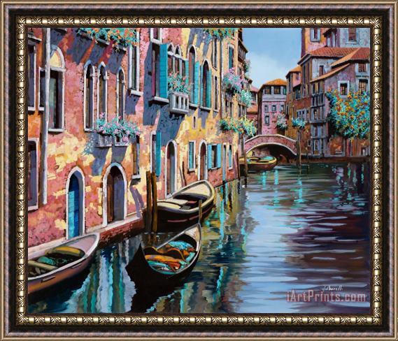 Collection 7 Venezia In Rosa Framed Painting