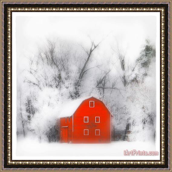 Collection 8 Country winter Framed Painting