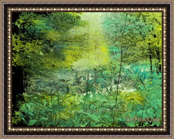 Collection 8 Green of spring Framed Print