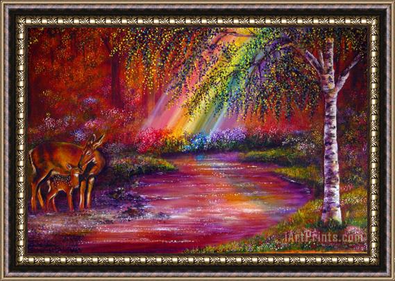 Collection 9 End of the rainbow Framed Painting