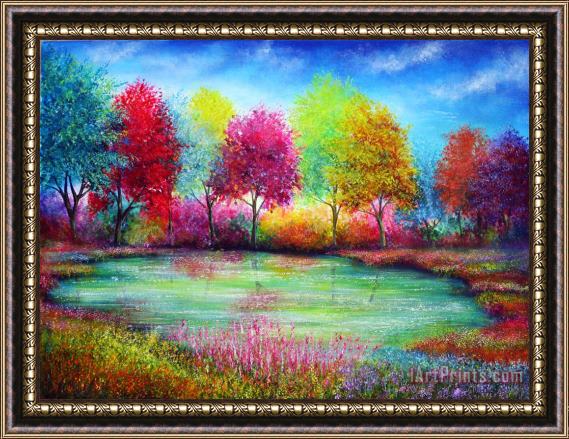 Collection 9 Paradise Pond Framed Painting