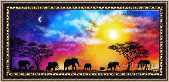 Collection 9 Roaming Skies Framed Print